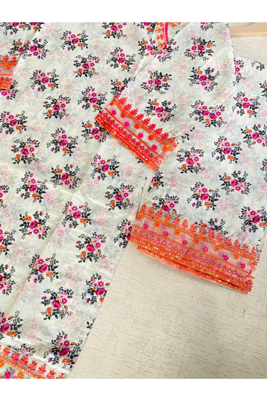 Embroidered Lawn 2PC Suit