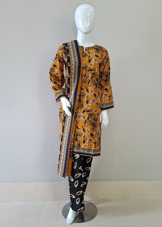 Printed 3PC Lawn Suit